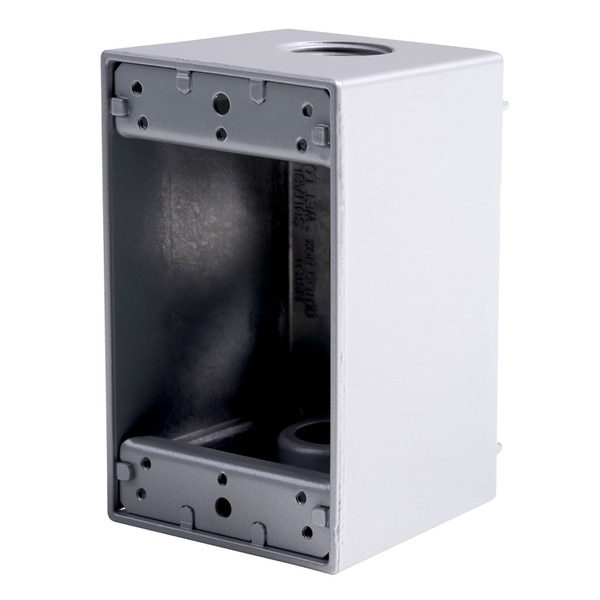 front/ side view of outlet box